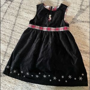 Girls Minnie Mouse Christmas Party Dress (size S)